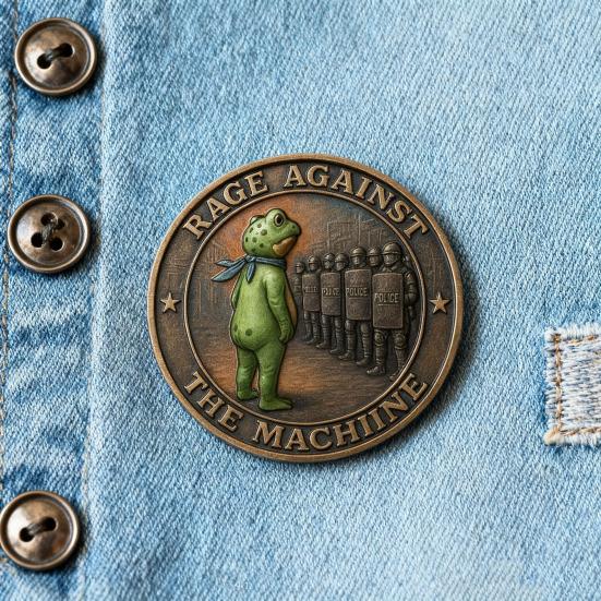 Yousheng Portland Frog Coin Vintage Frog Resist Coin Commemorative Inspirational Challenge Coin Collectible Gift for Inspiration Support Free Spirits