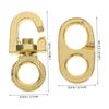 3 Pieces Brass Boat Flag Hooks Proof Marine Hardware for Harsh Environments Easy Mounting Flag Holders