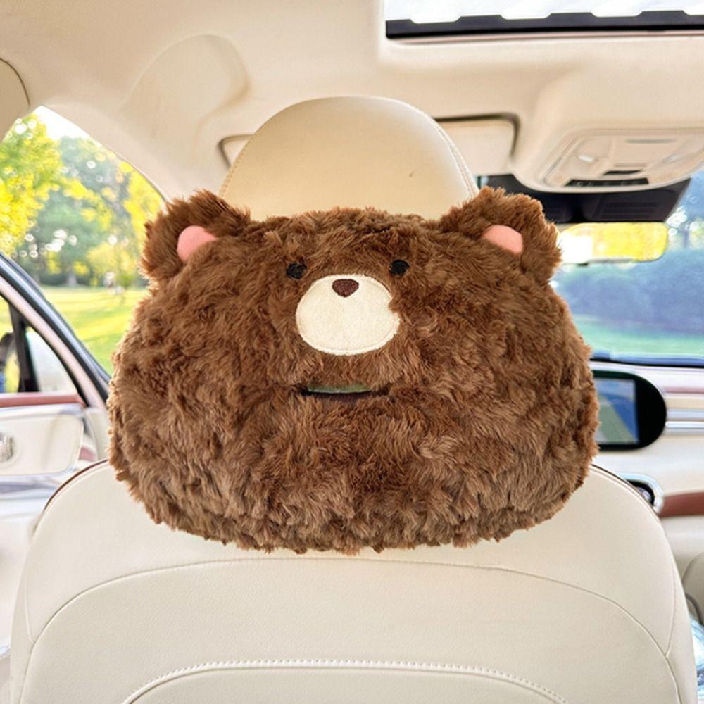 Animal Sun Visor Tissue Holder Support Neck Automobile Tissue Box Car Napkin Holder Armrest Box