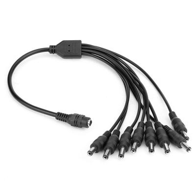 DC 12V 1 Femeie la 8 Bărbați Cablu Splitter Adaptor Convertor Alimentare pentru Cameră CCTV