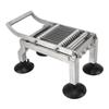 Commercial Vegetable Cutter Stainless Steel Anti Slip Manual Food Cutter with 4 Suction Cup for