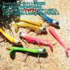 KOKO Lures Sea Bass Flounder Jig Set with Spare for Sea and Bluefish - Lures, Heads, Worms, 15g, 22g, 30g, 5-Color Worms, Flounder, Flatfish, Bass,