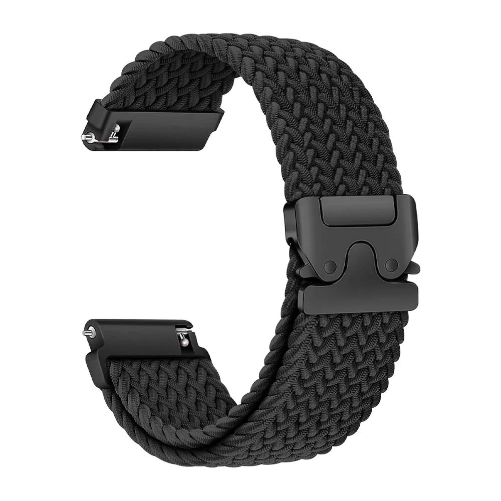 Braided Loop Strap For Garmin Forerunner 965 970 265 165 570 Parachute Buckle Nylon Watchband Garmin Venu 4/3/2 Active 6-5 Belt