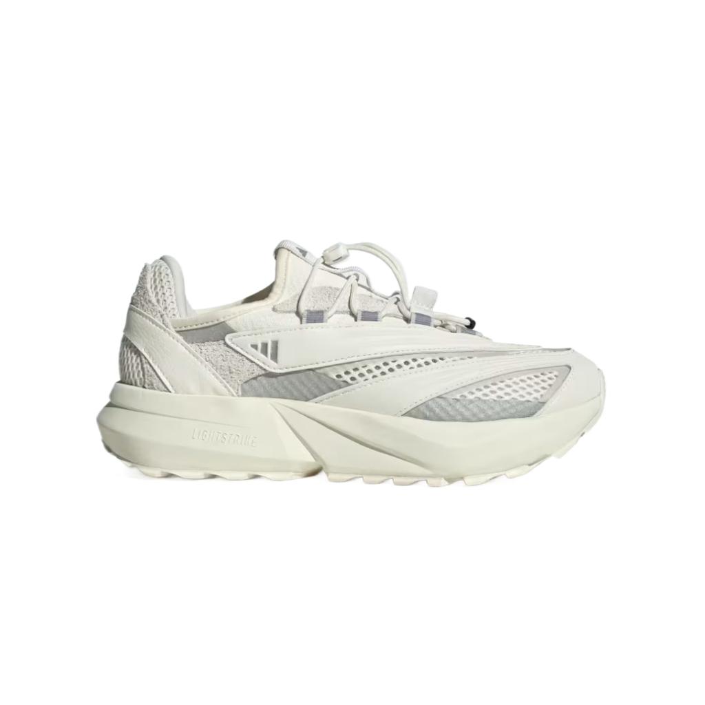 Adidas LIGHTBLAZE Running Shoes Women's Low top Core White/Silver Metal Paint/Track Gray JR7246