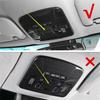 Carbon Fiber Front Reading Light Lamp Cover Trim For Toyota Camry 2018 - 2021