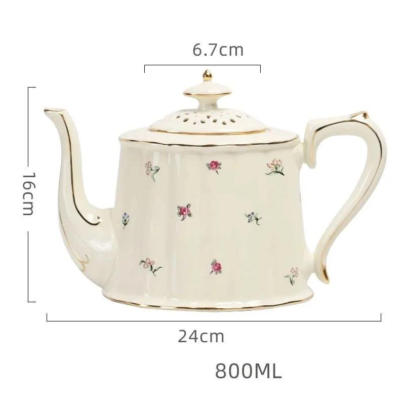 Vintage European Ceramic Coffee Cup & Saucer Set with Gold Rim – Retro Tea Set for Gift or Home Decor