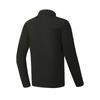 Fila Fitness Simple Fashion Sports Casual Versatile Knitted Long Sleeve T-Shirt Men Tops Deep-Black A11M541203FBK