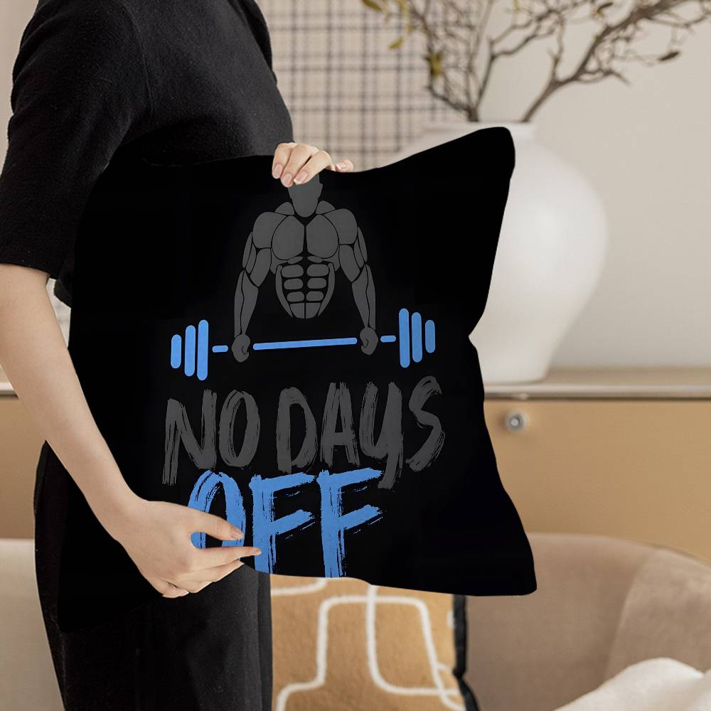 GYM Exercise Time Personalized Pillow Cover Kids Bedroom Wild Party Decor Pillowcase kid Birthday shower Gift