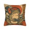Japanese Gamer Frog Pillow Case Graphic Pillow Cover Fashion Pillowcases For Couch Sofa Bedroom