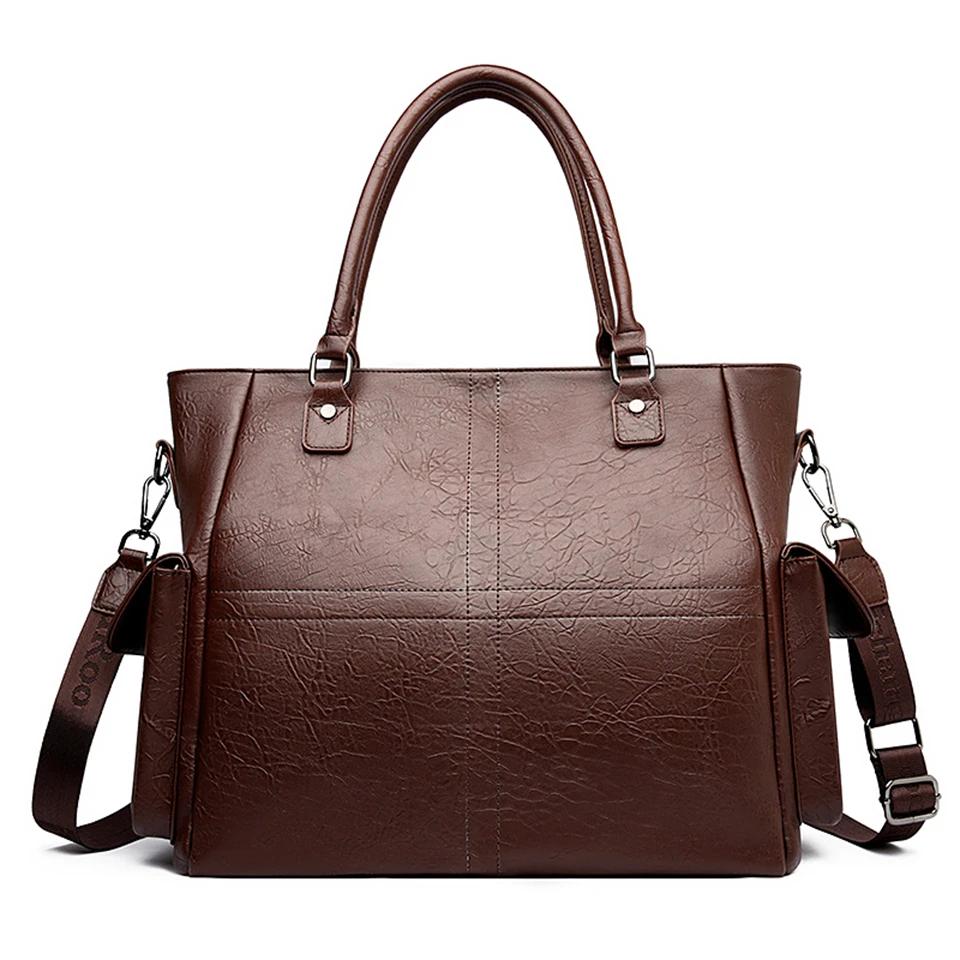 

Женские сумки с верхней ручкой, высококачественные сумки из мягкой кожи, роскошные сумки через плечо, женские большие сумки через плечо, повседневные сумки-тоут