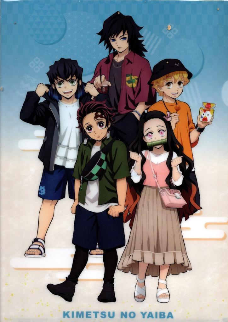 Clear File Lawson Demon Slayer Collaboration Casual Clothes Tomioka