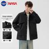 NASA NOAH Men's Casual Lapel Shirt Jacket