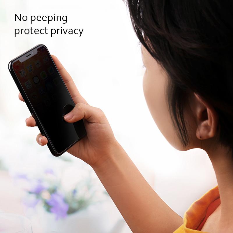 3D Privacy Tempered Glass For Huawei Y9 PRIME 2019 Y9A Y9S Y5 Y6 Pro Anti-spy Screen Protectors For Huawei Y6S Y7 Y7A Y7P 2020
