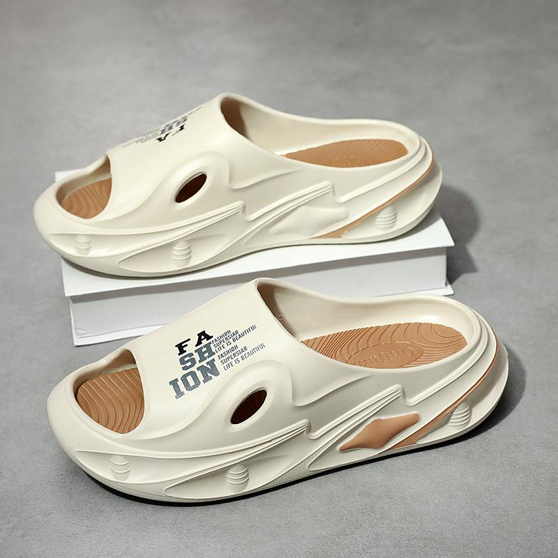 

Чоловічі тапочки EVA з товстим низом Чоловіче м яке зручне повсякденне взуття Чоловічі босоніжки без сліпів Пляжні високоеластичні чоловічі шльопанці Гарячий розпродаж 44-45