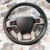 Hand Stitched Microfiber Leather King Ranch Lariat Platinum Xl Xlt - Volant Steering Wheel Cover For Ford F-150