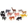 P'TIT Clown Re23474 - Set of 4 Mini Zoo Animals