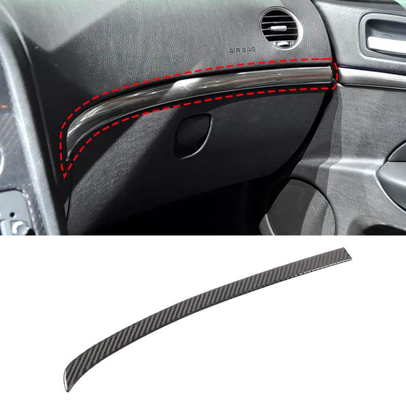 Carbon Fiber Set Gear Shift Door Trim Car Interior Accessories Decorative Stickers for Alfa Romeo 159 Brera/Spider 2004-2011 LHD