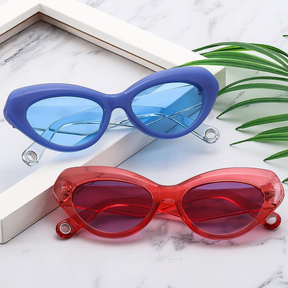 Outdoor Sunscreen Sunglasses Uv Protection Fashion Glasses Personalized Retro Cat Eye Sunglasses