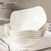 Nordic Ceramic Footed Bowl - Stylish and Versatile Dish for Salads, Soups, and Cold Dishes