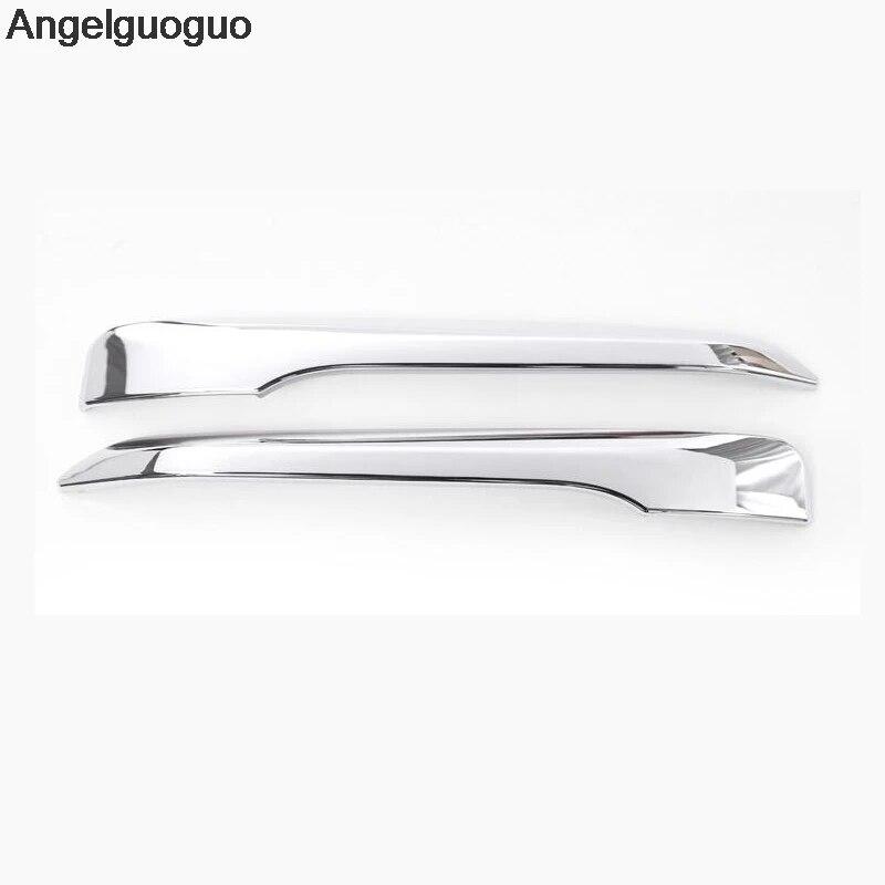 Car refiting car Front  fog lamp foglights Cover shield decoration frame sticker for 2016-2018 BMW X1 F48