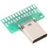 24Pin Soldering PCB Board Type C Female USB 3.1 Test Board Speed 10Gbps Data Transfer Upgrades for Devices Debugging