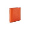 Gucci GG Embossed Orange Grained Leather Bi-fold Wallet For Unisex Luxury Daily Use