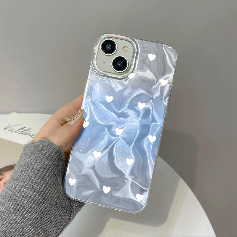 Summer Cute Heart Bow Cherry Girls Women Phone Case For Apple iphone 15 16 14 13 Pro Max 16e 12 11 7 8 Plus XR SE Fundas Cover