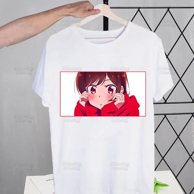 Rent A Girlfriend Chizuru Mizuhara T-shirts Funny Hip Hop Summer Women Men Tshirts Streetwear Ulzzang Harajuku T-Shirt Shirt