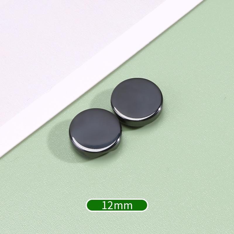 Ceramic Shirt Buttons High-End Flat Round Button Accessories Versatile Men'S And Women'S Shirts Cardigan Chiffon Buttons High-End