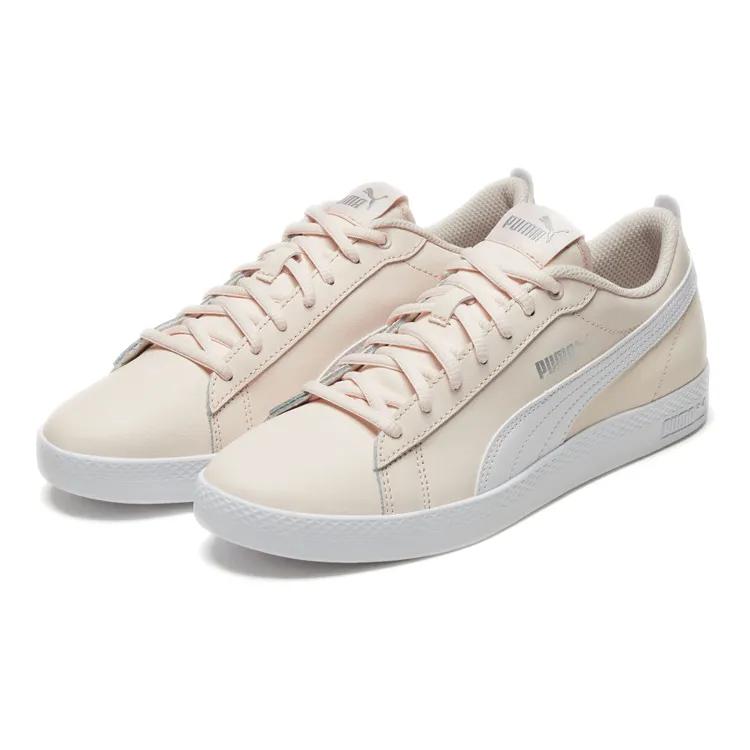 Puma Womens Smash v2 'Rosewater' (women's sizes) Rosewater / White / Silver Skate Shoes 365208 20