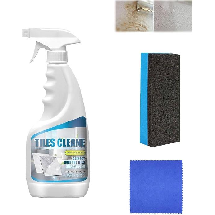 NAYIRI Tile Grout Cleaner Sprayer,Jue Fish Tile Cleaner,Ceramic Tile Cleaner, Tile Floor Cleaner, Ultimate Grout Cleaner for Tile Floors,Make Grout