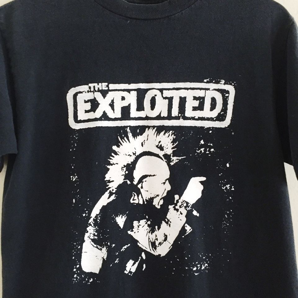 RAre THE EXPLOITED Band Short Sleeve Black Men S-234XL Unisex T-Shirt