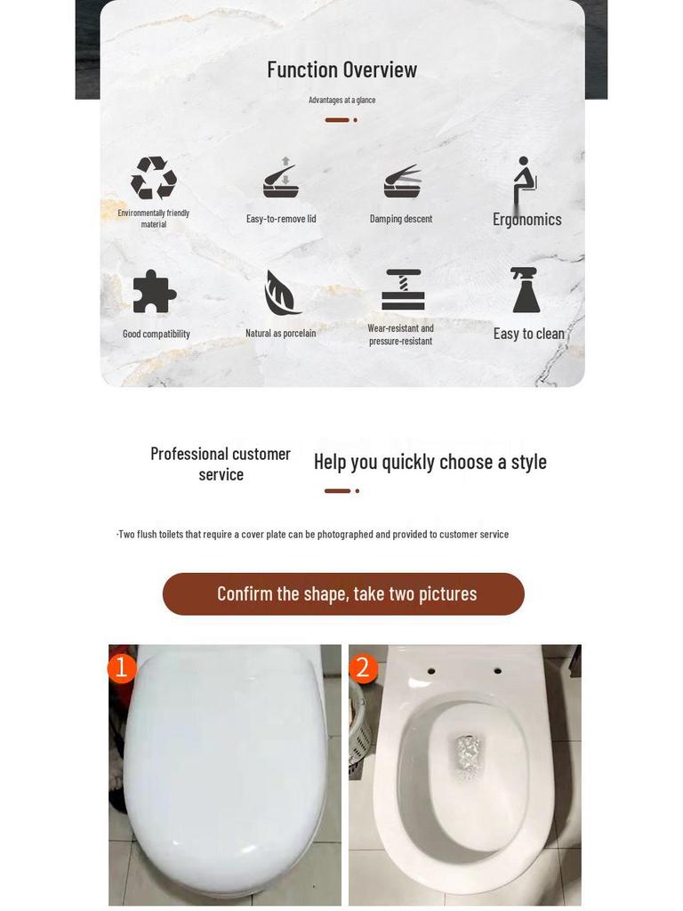 Universal Thickened Toilet Seat Cover