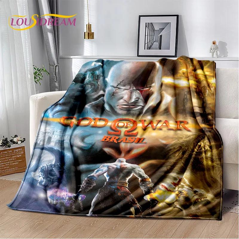 29 Style Kratos God of War Games Cartoon Blanket,Soft Throw Blanket for Home Bedroom Bed Sofa Picnic Travel Office Cover Gifts