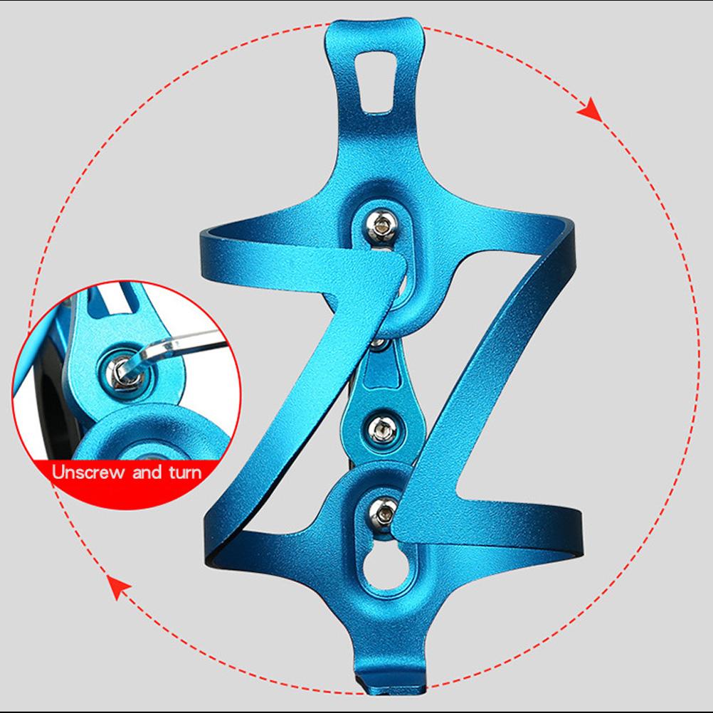 Bike Water Bottle Cage Aluminum Alloy Bike Water Bottle Holder Bike Cup Holder Universal Rotation Cup Drink Holders