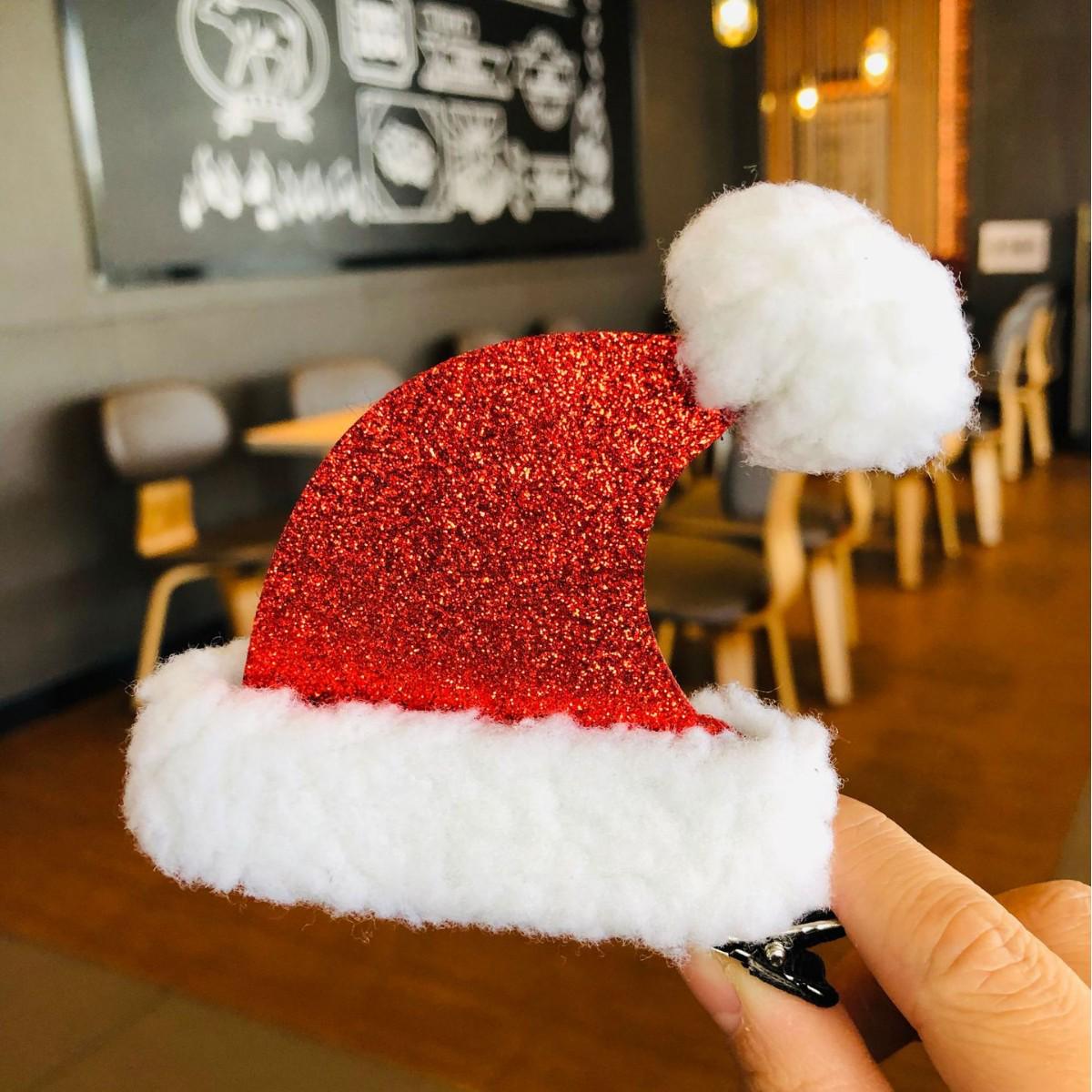 

Рождественские заколки для волос из овечьей шерсти: Милые заколки для шляп с пайетками для праздничной фотосессии девочек