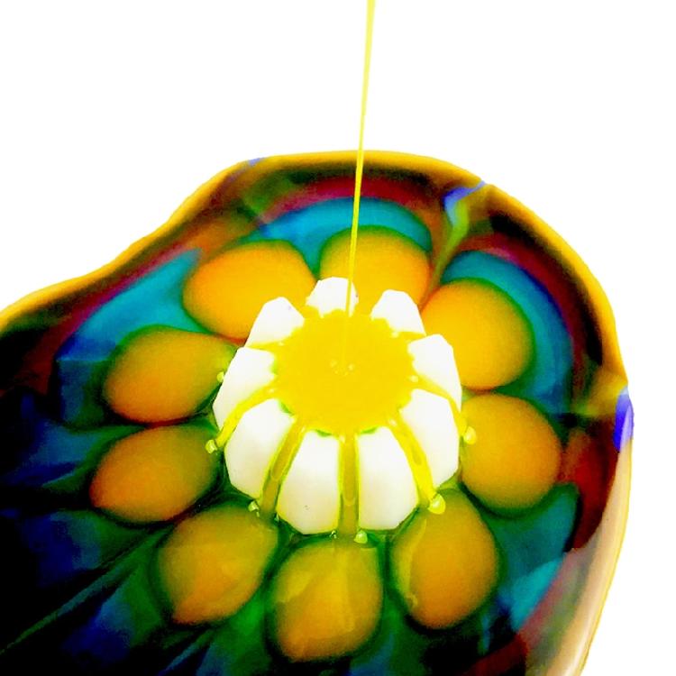Silicone Mold Flow Painting Tools Flower Pour Cups Resin Mold DIY Drawing