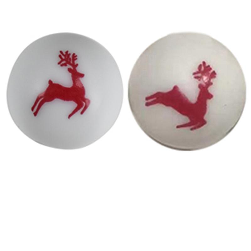 

10 шт./лот 15 мм Рождественская елка Снежинка Хэллоуин узор пищевые силиконовые бусины для самостоятельного изготовления браслета брелок аксессуары