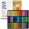Mont Marte Soft Pastels 48-Piece Set: Soft Colored Chalks with 48 Different Colors, Vibrant Pastels, and Great Mixing Capabilities. Comes In a Tin Box