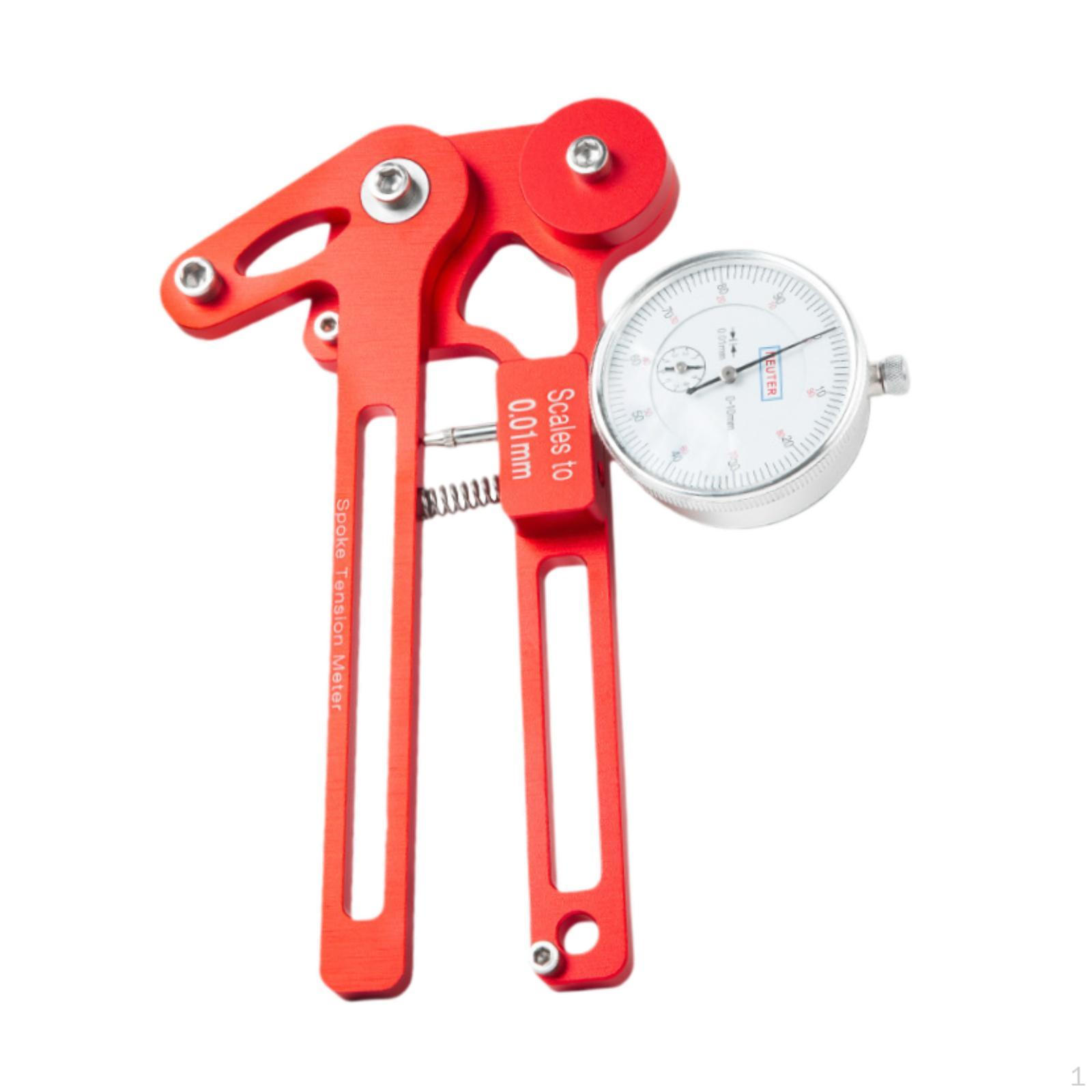 

Измеритель натяжения спиц Портативный ключ Ремонтный инструмент для ремонта велосипеда красный