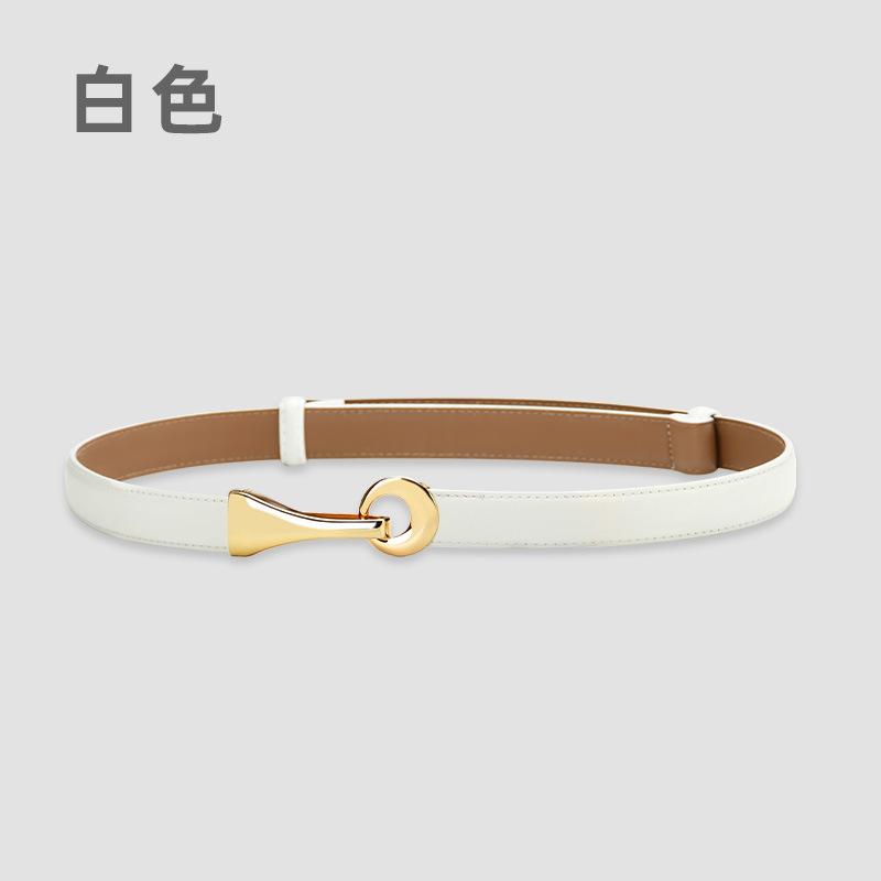 Четыре сезона в наличии новый кожаный ремень женский платье тонкий ремень костюм универсальный кожаный ремень тонкий женский модный ремень 57-97cm