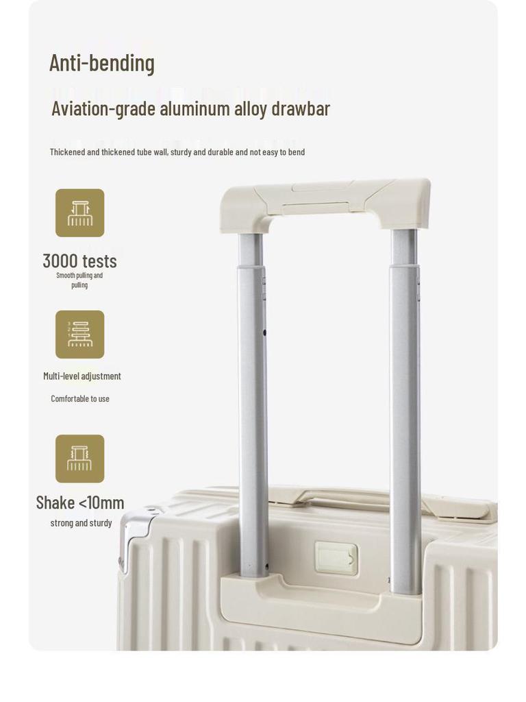 Stilvoller & Langlebiger Damen-Multifunktions-Reisekoffer mit Leise-Rollen