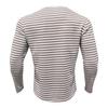 Herbst Frühling Herren Top V-Ausschnitt Streifendruck Farblich passende Langarm Pullover Mittellanges Freizeithemd für den Alltag