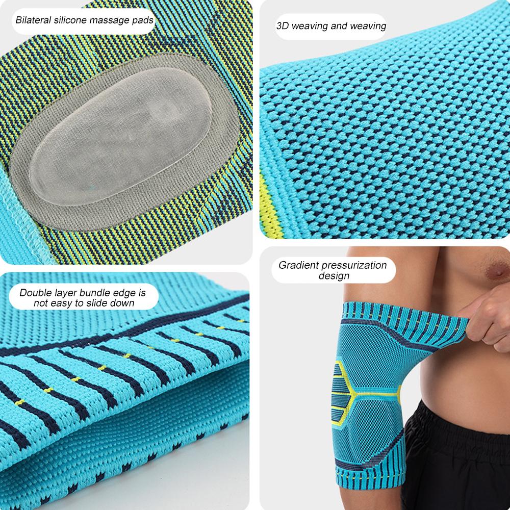 1PCS Golfer's Elbow Brace with Gel Pad Compression Sleeve Support for Joint Pain Relief Tendonitis Recovery Braces for Sports