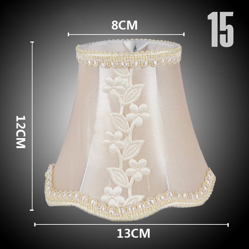 Simple Chandelier Lamp Shade Retro Candle Chandelier Cloth Lampshade Nordic Style Modern Lamp Cover For Home Decoration