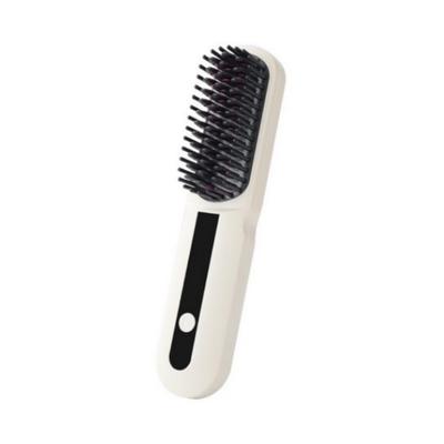HULULU Portable Wireless 3-Temperature Ionic Hair Straightening Brush