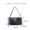 2025 New Classic Shoulder Bag Premium Niche Design Handbag Fashion Versatile Lock Women's Bag Leather First Layer