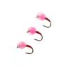 5pcs 10 Pcs/box Translucent Tungsten Bead Core Hard Egg Fly Glo Bug Fly Fishing Flies Lures Size 12#