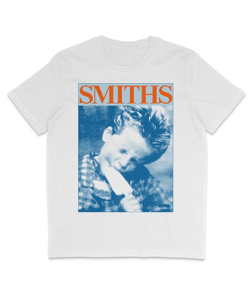 

The Smiths - Boy With Lolly - 1986 - Blue and Red - Organic T-Shirt - Morrissey S