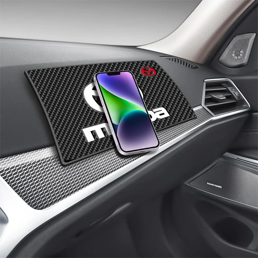 2025 Horká 1ks Silikonová Protiskluzová Lepivá Podložka na Palubní Desku Auta Pro Mazda 3 Bk 6 Gh CX-5 CX30 MX-5 2 5 CX-3 GJ GL CX-8 MS RX-8 626 Mia